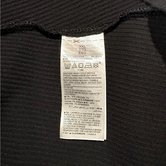 Old Navy, Plus Size Ribbed Stretch Dress, XXL, Black ☀️ - Picture 8 of 8